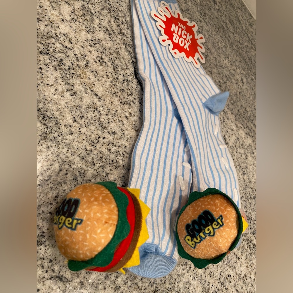 The Nick Box Exclusive Good Burger Slipper Socks OS fits most